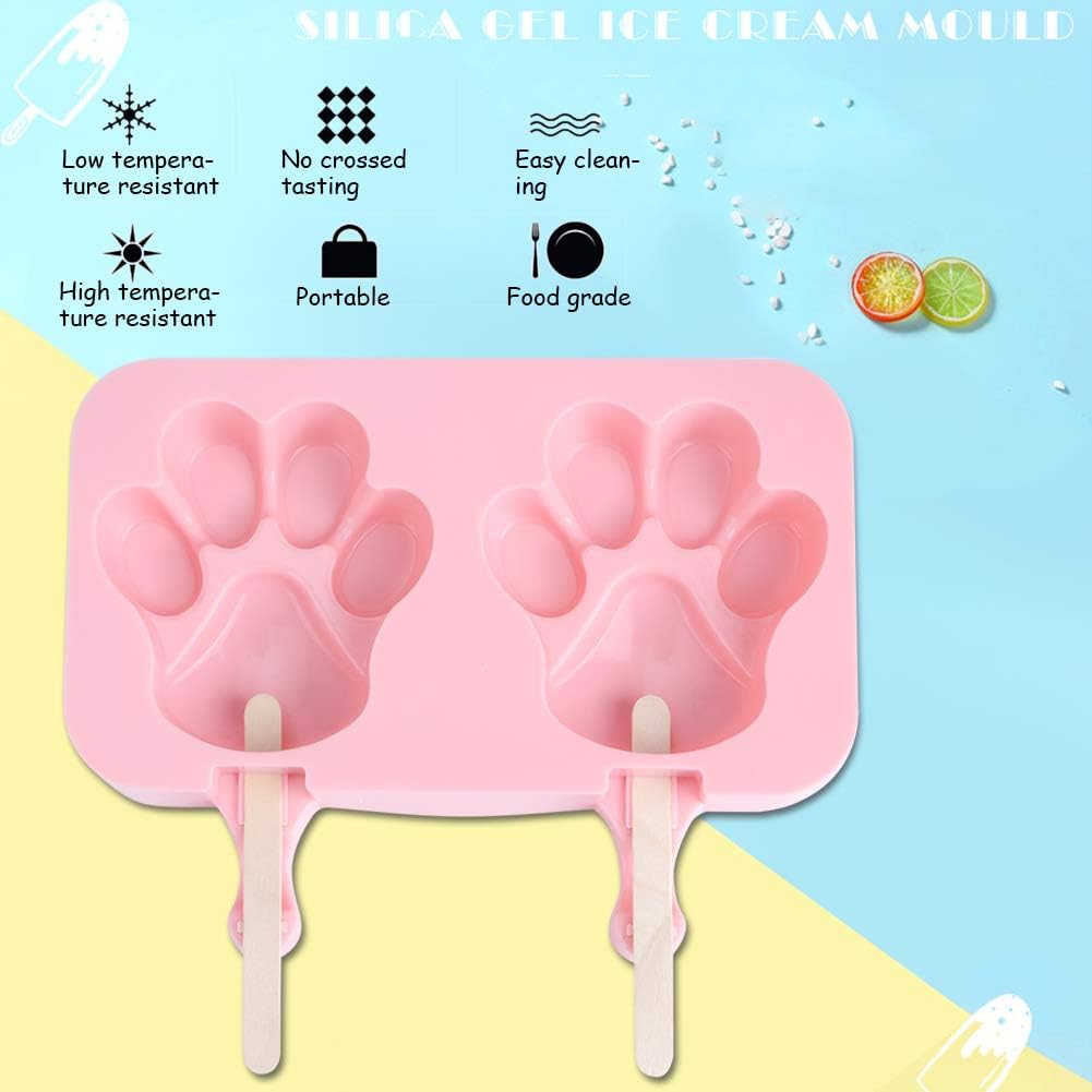 CurioFreeze Silicone Ice Cream Molds