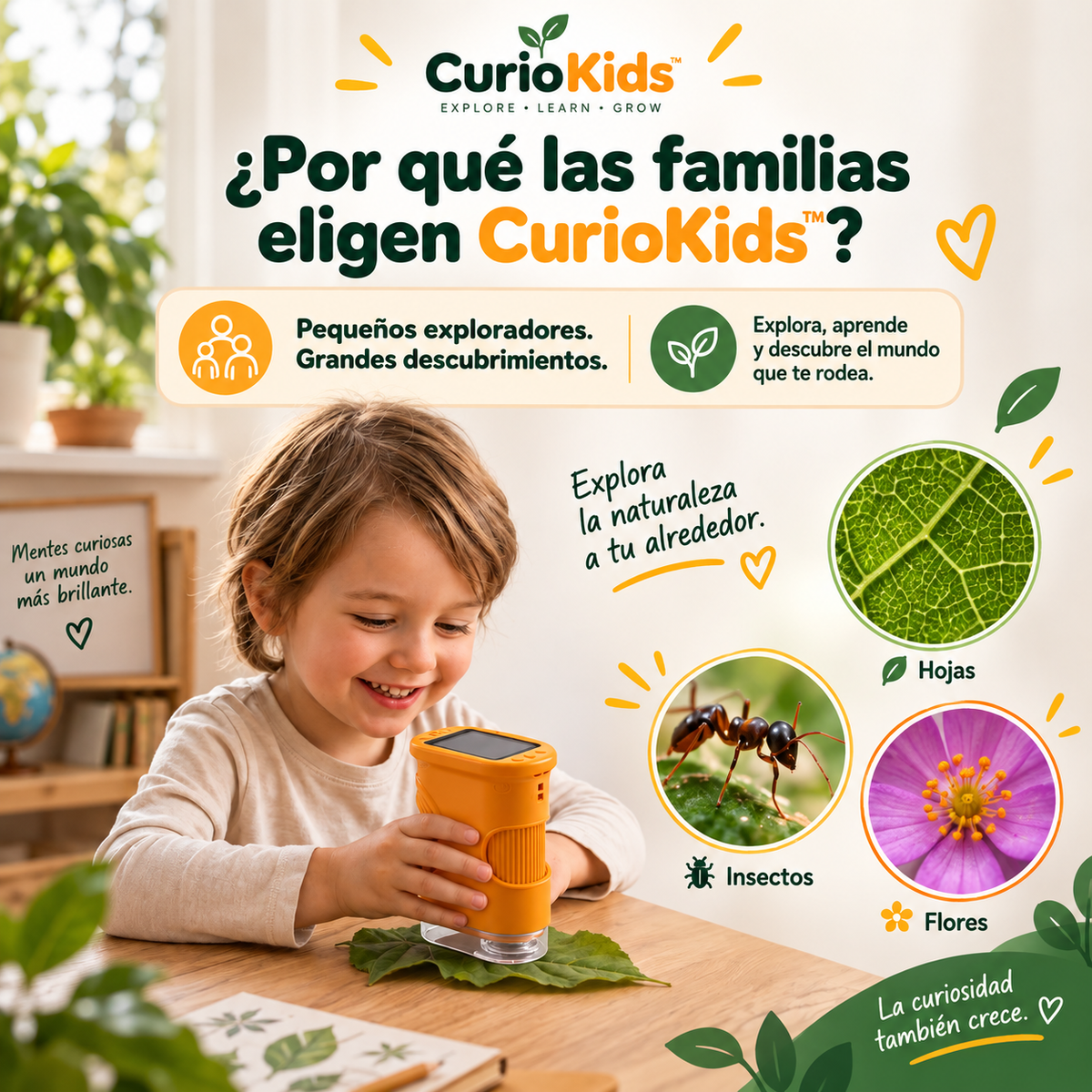 CurioKids™ Microscopio Explorador