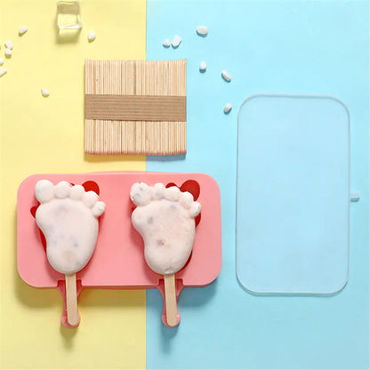 CurioFreeze Silicone Ice Cream Molds