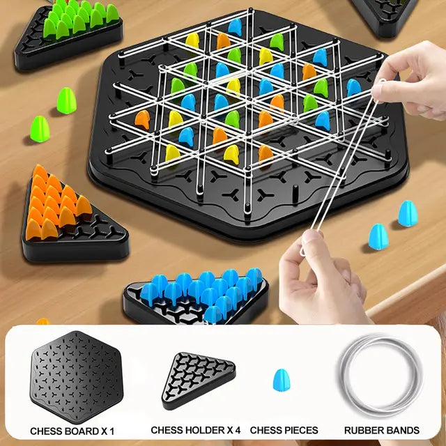 Chain Chess Puzzle The Ultimate Brain Game  (1–4 Players)