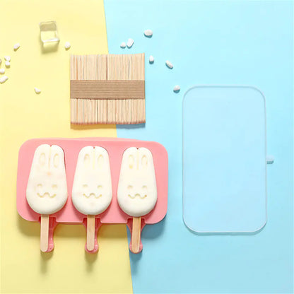 CurioFreeze Silicone Ice Cream Molds