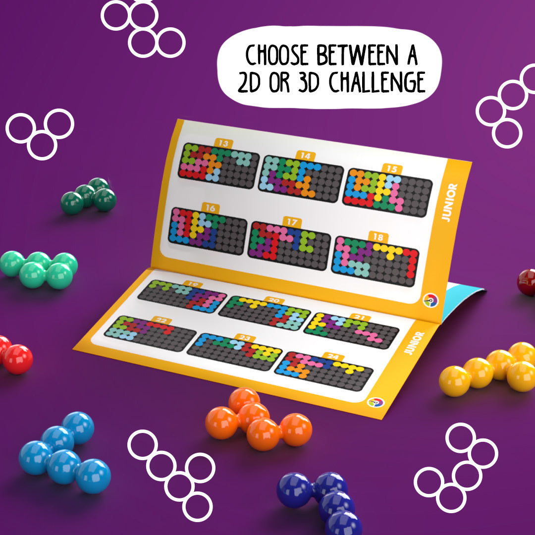 Smart Beads Pyramid Builder Educational Puzzle Game for Children