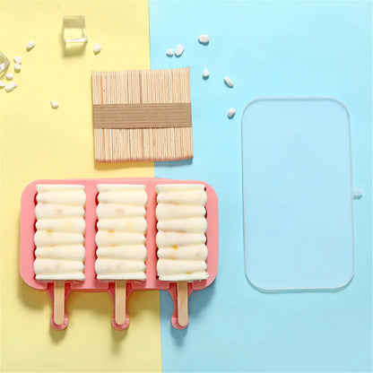 CurioFreeze Silicone Ice Cream Molds